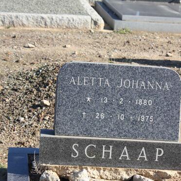 SCHAAP Aletta Johanna 1880-1975