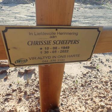 SCHEEPERS Chrissie 1949-2022