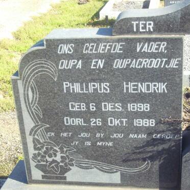 SERFONTEIN Phillipus Hendrik 1898-1988 &amp; Martha Jacoba BARKHUIZEN 1891-1967 