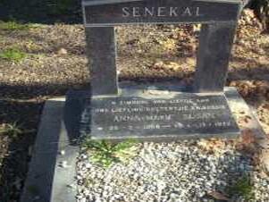 SENEKAL Anna-Marie Susan 1968-1973