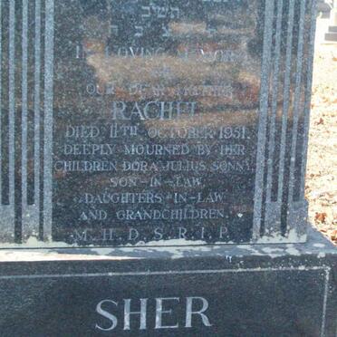 SHER Rachel -1951