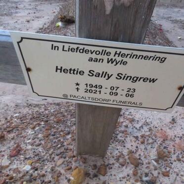 SINGREW Hettie Sally 1949-2021