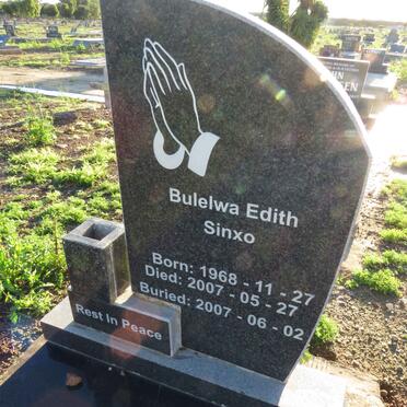 SINXO Bulelwa Edith 1968-2007