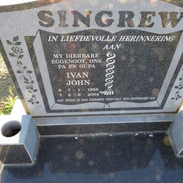 SINGREW Ivan John 1956-2004