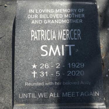 SMIT Patricia Mercer 1929-2020