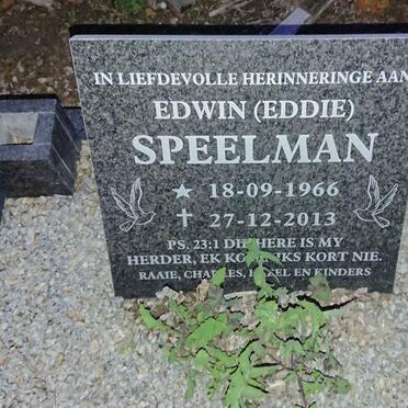 SPEELMAN Edwin 1966-2013