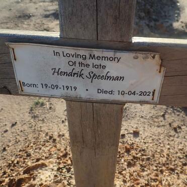 SPEELMAN Hendrik 1919-2021