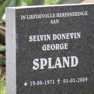 SPLAND Selvin Donevin George 1971-2009