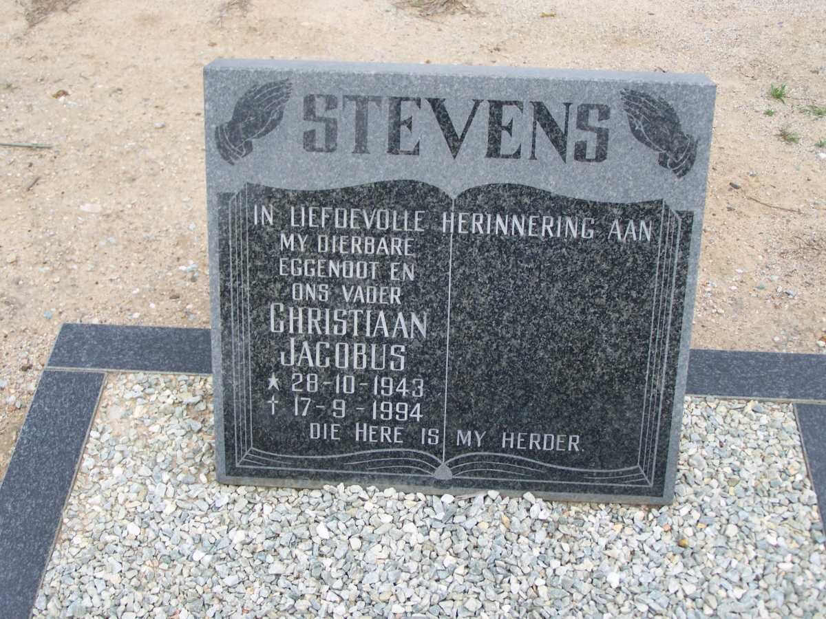 STEVENS Christiaan Jacobus 1943-1994