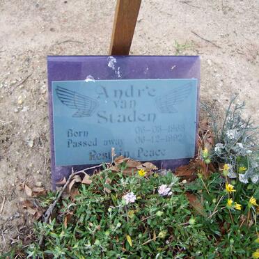 STADEN Andre, van 1968-1992