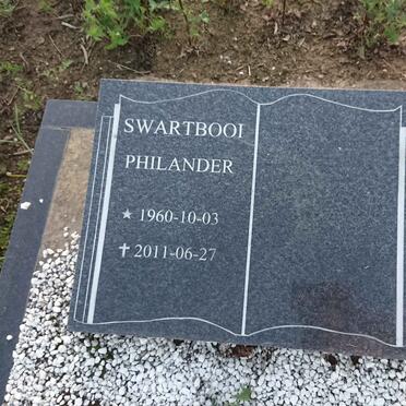 SWARTBOOI Philander 1960-2011