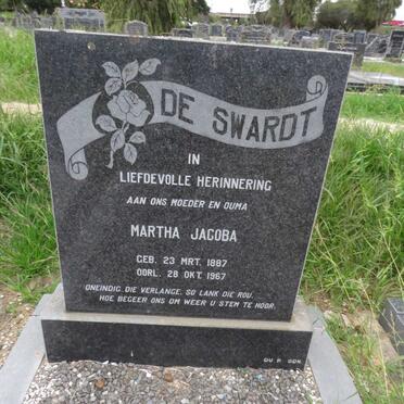 SWARDT Martha Jacoba, de 1887-1967