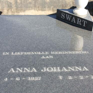 SWART Anna Johanna 1937-1998