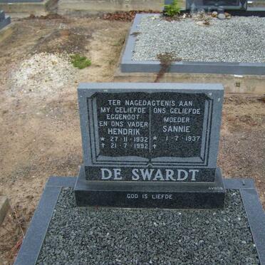 SWARDT Hendrik, de 1932-1992 &amp; Sannie 1937-