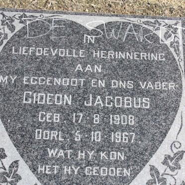 SWARDT Gideon Jacobus, de 1908-1967