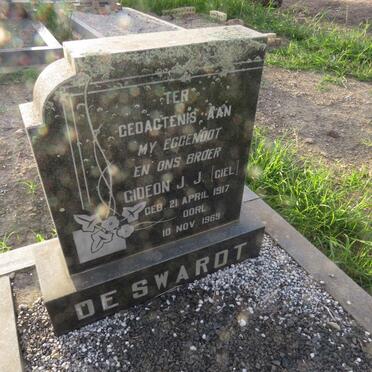 SWARDT Gideon J.J., de 1917-1969