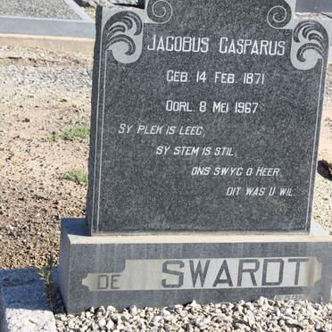 SWARDT Jacobus Casparus, de 1871-1967