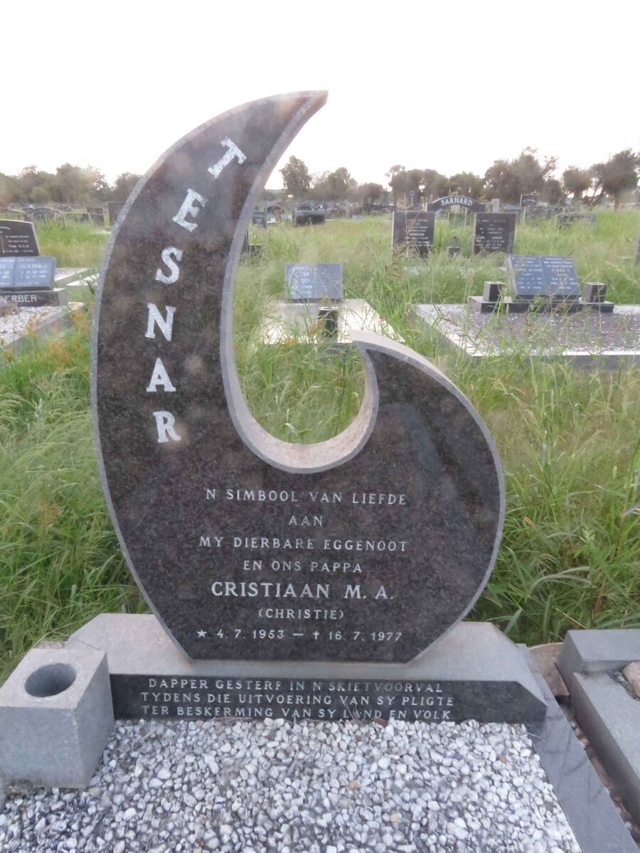 TESNAR Christiaan M.A. 1953-1977