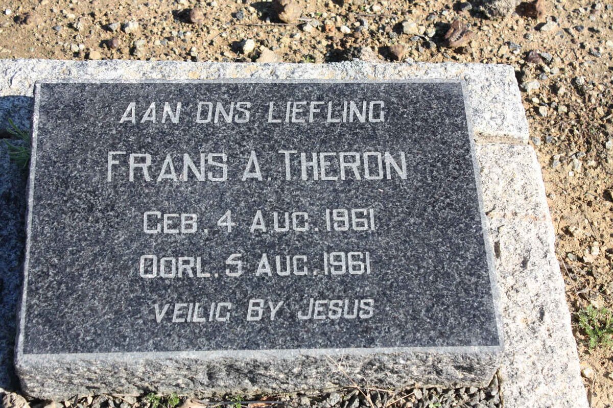 THERON Frans. A. 1961-1961