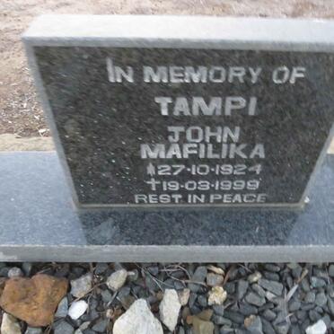 TAMPI John Mafilika 1924-1999