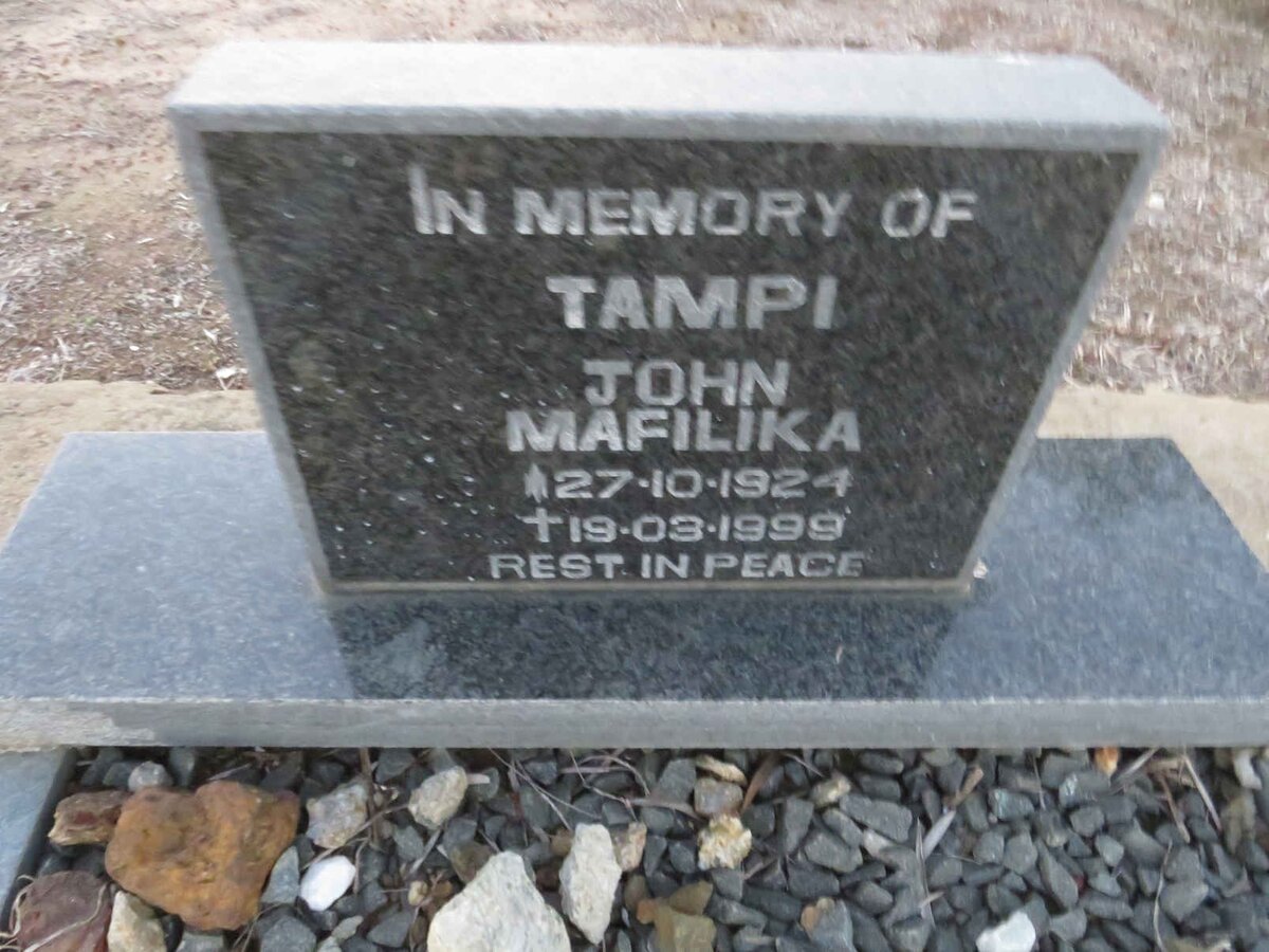 TAMPI John Mafilika 1924-1999