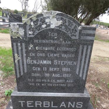 TERBLANS Benjamin Stephen 1885-1962