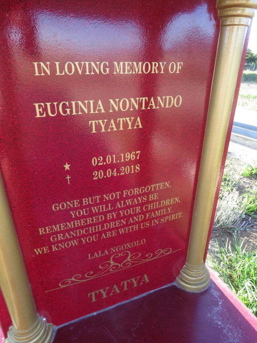 TYATYA Euginia Nontando 1967-2018