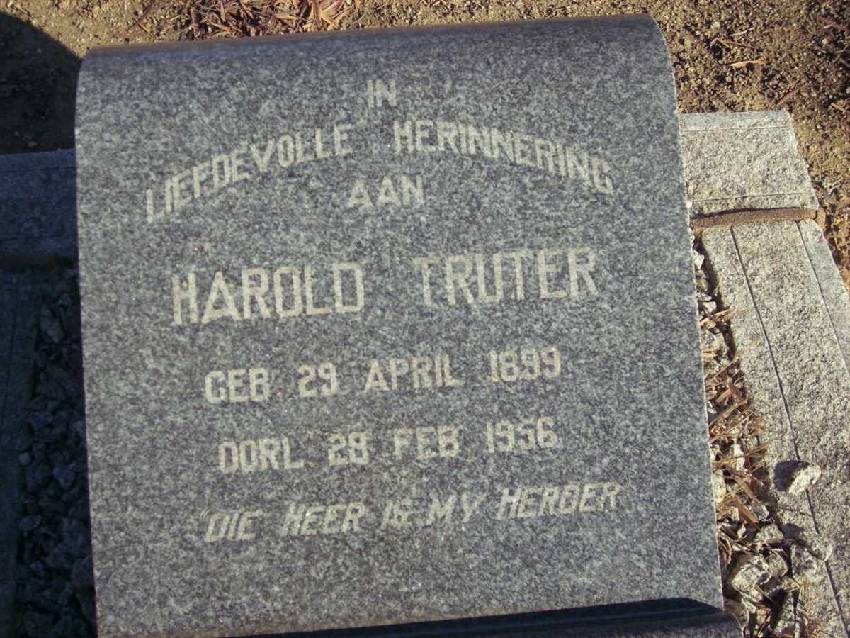 TRUTER Harold 1899-1956