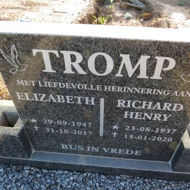 TROMP Richard Henry 1937-2020 & Elizabeth 1947-2017