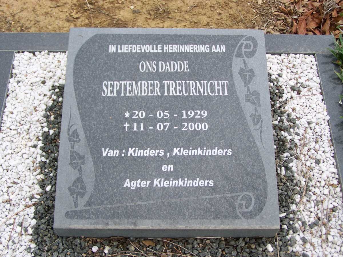 TREURNICHT September 1929-2000