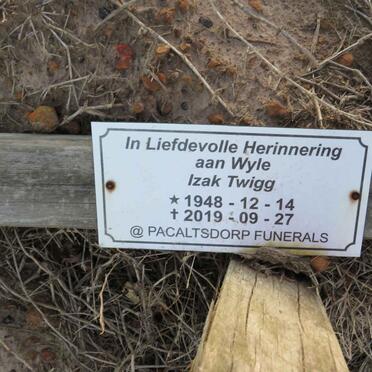 TWIGG Izak 1948-2019