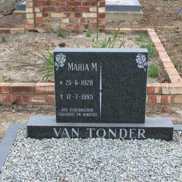 TONDER Maria M., van 1928-1995