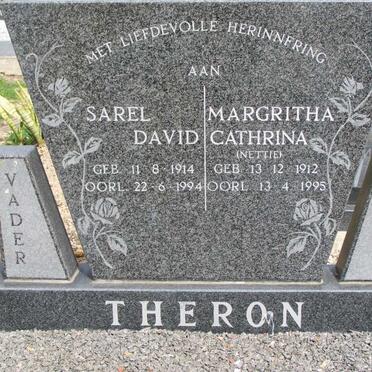 THERON Sarel David 1914-1994 &amp; Margritha Cathrina 1912-1995