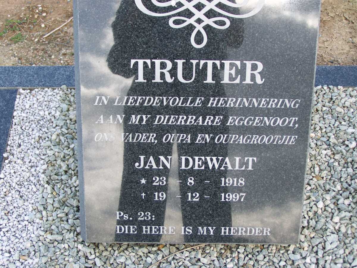 TRUTER Jan Dewalt 1918-1997