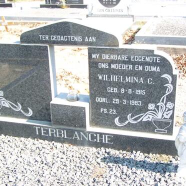 TERBLANCHE Wilhelmina C. 1915-1983