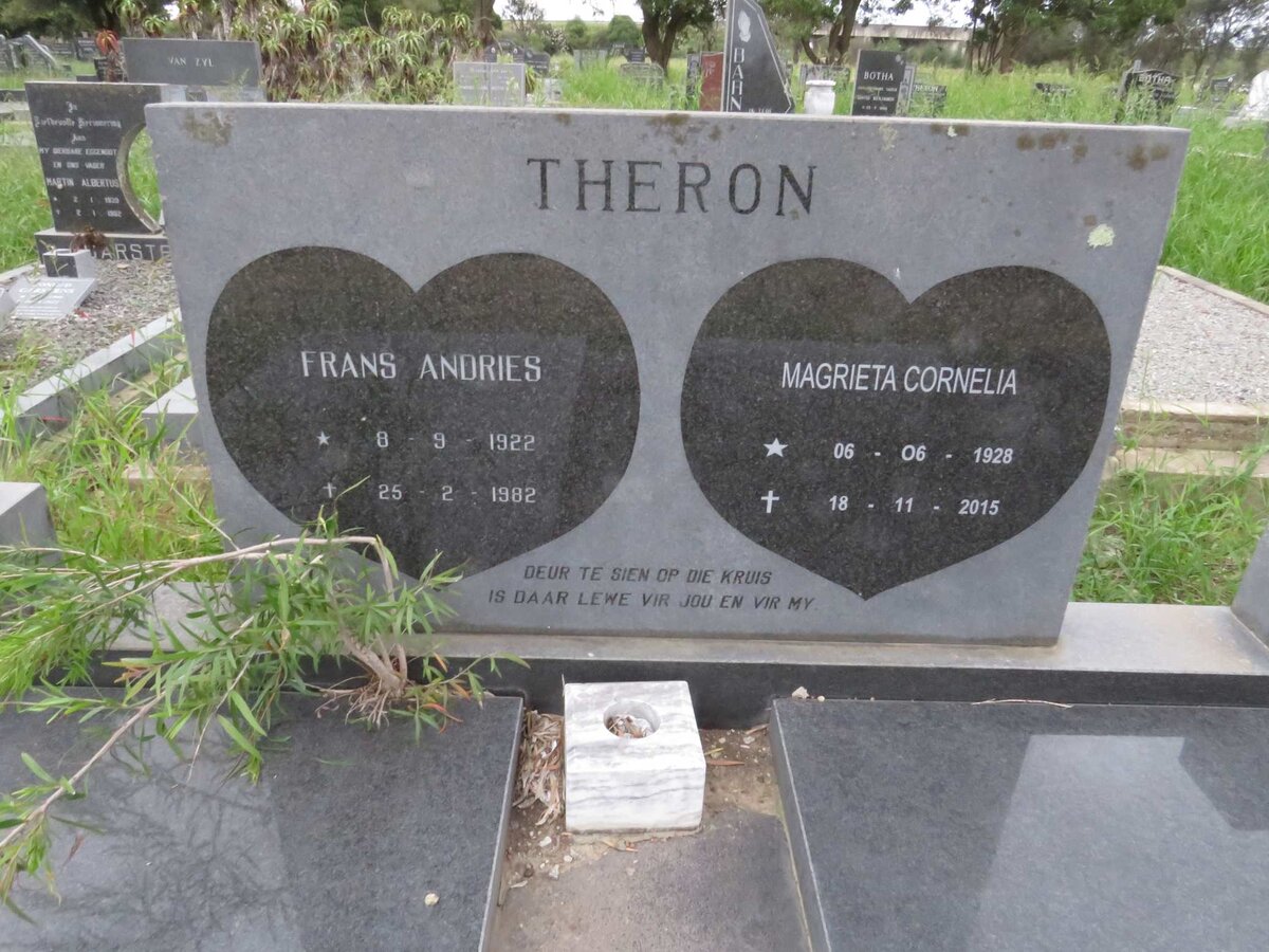 THERON Frans Andries 1922-1982 &amp; Magrietha Cornelia 1928-2015