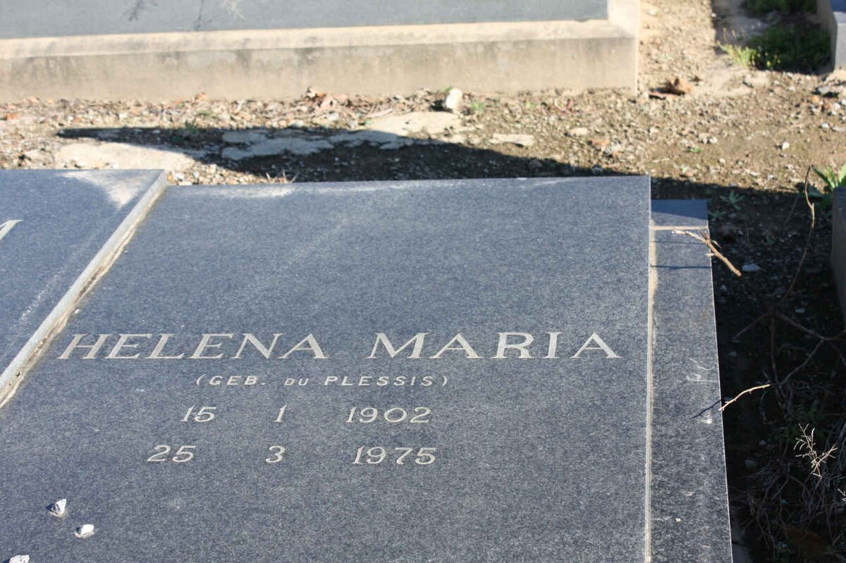 THOM Helena Maria nee DU PLESSIS 1902-1975