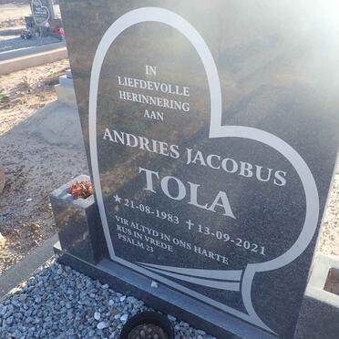 TOLA Andries Jacobus 1983-2021
