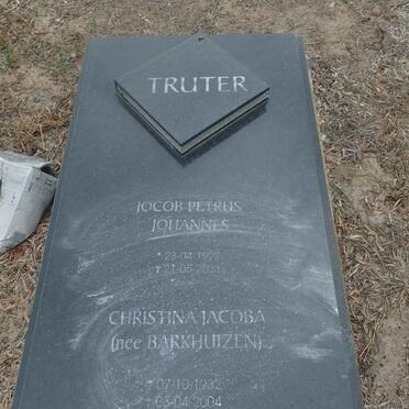 TRUTER Jocob Petrus Johannes 1927-2003 & Christina Jacoba BARKHUIZEN 1932-2004