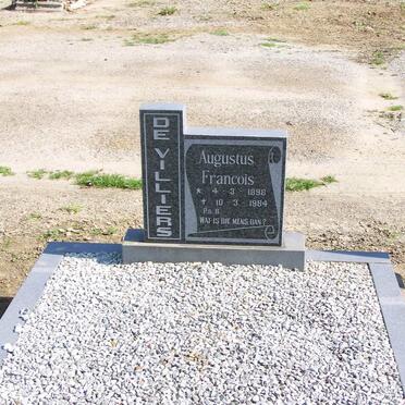 VILLIERS Augustus Francois, de 1898-1984