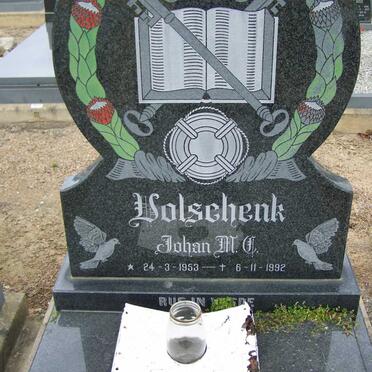 VOLSCHENK Johan M.C. 1953-1992