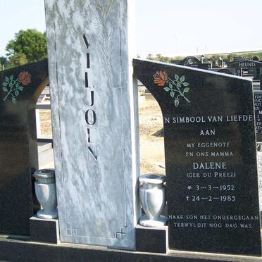 VILJOEN Dalene nee DU PREEZ 1952-1985