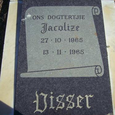 VISSER Jacolize 1965-1965
