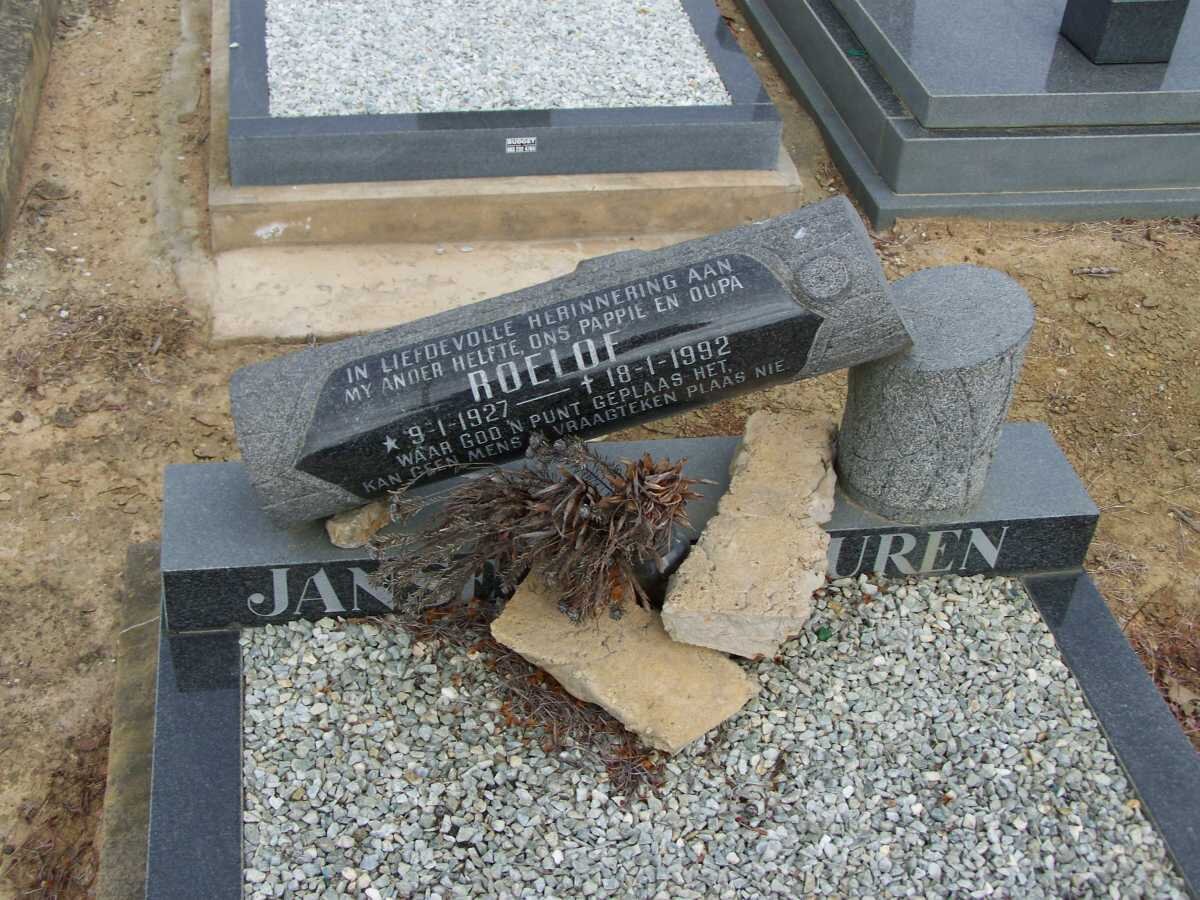 VUUREN Roelof, Jansen van 1927-1992