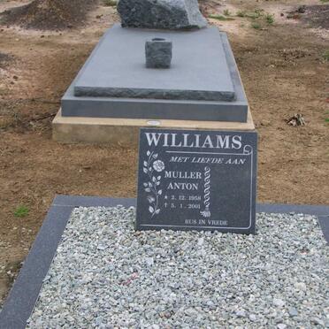 WILLIAMS Muller Anton 1958-2001