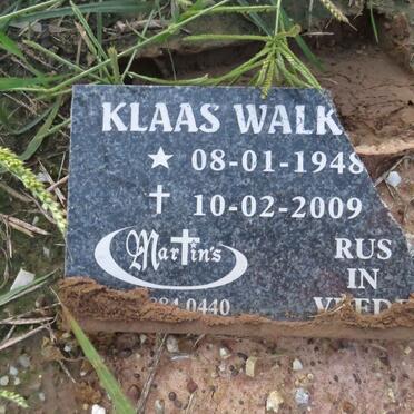 WALK? Klaas 1948-2009