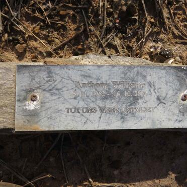 WILLIAMS Anthony 1962-2014