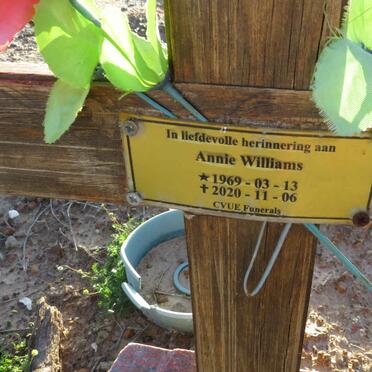 WILLIAMS Annie 1969-2020