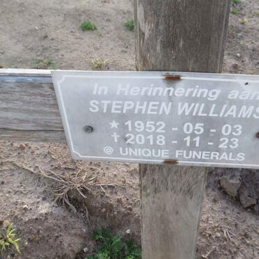 WILLIAMS Stephen 1952-2018