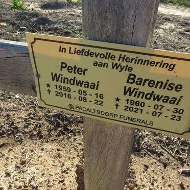 WINDWAAI Peter 1959-2016 & Barenise 1960-2021